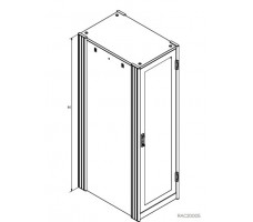 Knürr Dacobas® 19” Cabinet Type B, Width 600 mm with front door (Stationary).