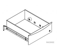 19“ Drawer 1HE with Lock.