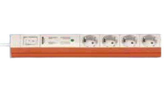 Knürr DI-STRIP® Safety Standard (D Schuko– 5, L - 532).