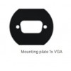 Knürr-Dicon Mounting plate 1x VGA.