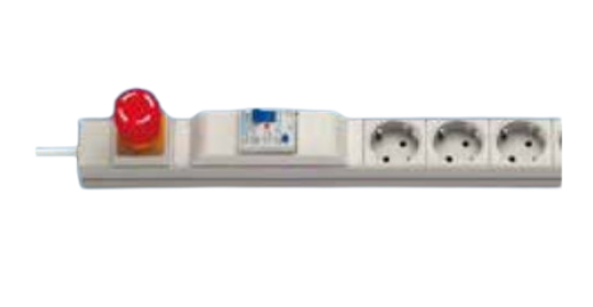 Knürr DI-STRIP® Protector Emergency Stop FI /LS  (D Schuko– 8, L - 683).