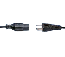 Mains Cable for Euro Socket Strip 2.0 m (For Swiss Standard). Mains Cable for Euro Socket Strip 2.0 m (For Swiss Standard).