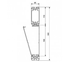 Knürr Elicon® Closing Side Panels (H1656,D800).