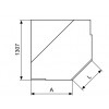 Knürr Elicon® Trapezoid Corner (A900, L600).