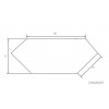 Superstructure Level, standard, trapezoid and wall,Corner (W1247,H400,D495).