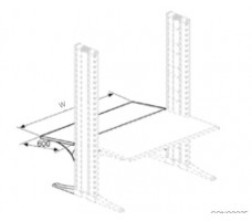 Knürr Elicon® Add-On Level Height adjustable and tiltable (W2000,D600).