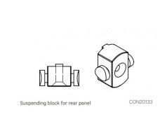 Knürr Elicon® - Mounting set (2x suspending blocks).