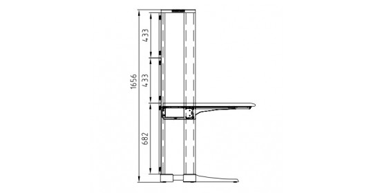 Knürr Elicon® - Perforated Rear Panels, top (W1000, H433).