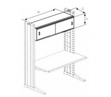 Knürr Elicon® Suspension Cabinet (H400,W1152).