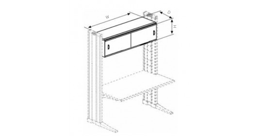 Knürr Elicon® Suspension Cabinet (H400,W752).