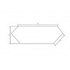 Superstructure Level, Trapez and trapez wall Corner, ESD(W1247,H400,D495).