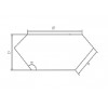 Superstructure Level,90° wall Corner, ESD(W-907,H500,D595).