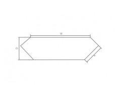 Superstructure Level, Trapez and trapez wall Corner, ESD(W1319,H500,D595).