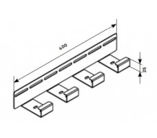 Cable Duct Functional Rail 25 mm.