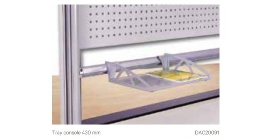 Tray console 430 mm for Multi-Functional Rails. Tray console 430 mm for Multi-Functional Rails.