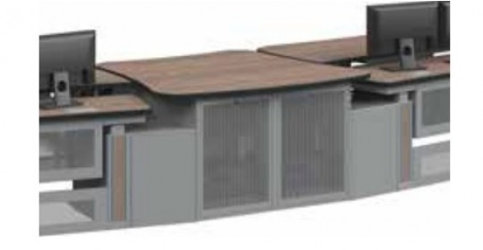 Knürr Ergocon® Link-up container 2 module 20° convex.