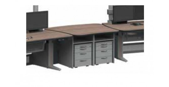 Knürr Ergocon® Storage shelf for link-up container.