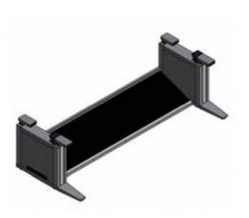 Foldable footrest 2x W1400 curved 20° ,Knürr Ergocon. Foldable footrest 2x W1400 curved 20° ,Knürr Ergocon.