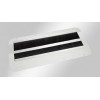 Flange Plate Brush For 3PC Cabinet - RAL7032