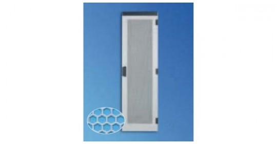 Door Rear Hexagonal For 37U W800 Server Cabinet RAL7021