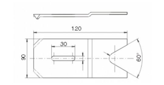 Assembly kit for securing bottom plate (4/Set)