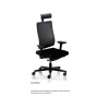 Control Room Chair Black Dot 24H