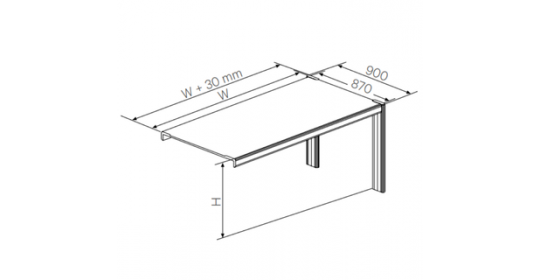 Modular Workstation Surface Expansion Table With Wire Routing Modular Workstation Surface Expansion Table With Wire Routing
