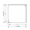 90-Degree Wall Corner Table Connector with Frame and Leg 90-Degree Wall Corner Table Connector with Frame and Leg