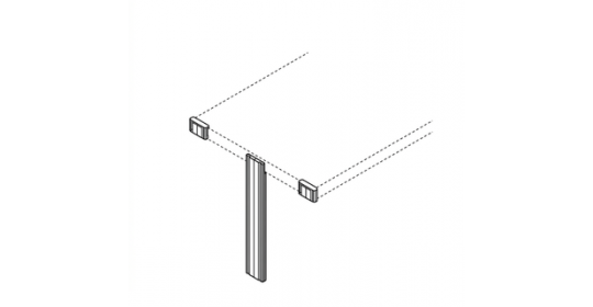 Desk Extension Leg Kit For Multi Station Workstation Clusters Desk Extension Leg Kit For Multi Station Workstation Clusters