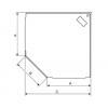 Modular Desk Corner Extension Kit with Leg & Hardware