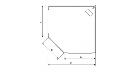 Modular Desk Corner Extension Kit with Leg & Hardware