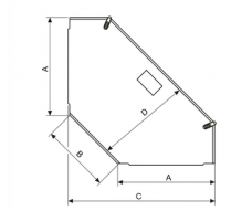 Trapezoid Corner Table Connector Kit with Frame and Desk Leg Trapezoid Corner Table Connector Kit with Frame and Desk Leg