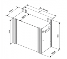 Premium Heavy Duty Desktop Computer Floor Tower Stand - Right Side