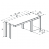 Compact Computer Desk With Extra Deep Workspace And Right Cabinet Compact Computer Desk With Extra Deep Workspace And Right Cabinet