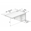 Modular Add-On Workspace Desk With Right Side Storage Unit Modular Add-On Workspace Desk With Right Side Storage Unit