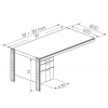 Space-Saving Left Pedestal Side Workstation Desk Space-Saving Left Pedestal Side Workstation Desk