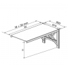 ESD Anti-Static Desk Extension 870mm Deep Workstation ESD Anti-Static Desk Extension 870mm Deep Workstation