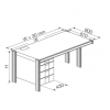 ESD Static-Safe Lab Workstation With Left Side Drawer Unit(W1710,H750) ESD Static-Safe Lab Workstation With Left Side Drawer Unit(W1710,H750)