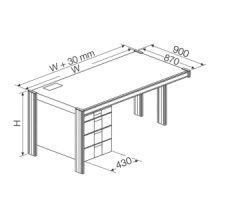 Static-Safe Computer Repair Workstation With Left Drawers