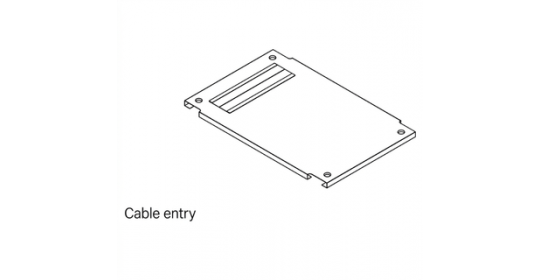 600mm Server Rack Top Cover - Roof Panel With Cable Entry