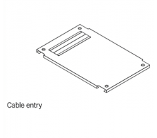 800mm Wide Cabinet Roof Plate For Organized Cable Routing