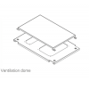 Vented Enclosure Roof Plate For 800mm Wide Network Cabinets