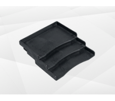 Black Plastic Document Sorting Tray Section for Drawers.