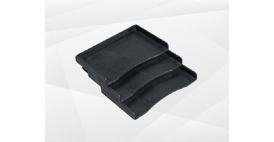 Black Plastic Document Sorting Tray Section for Drawers.