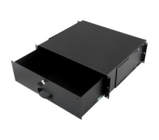 Keyboard 3U 19" W/Drawer D400mm – Grey. Keyboard 3U 19" W/Drawer D400mm – Grey.