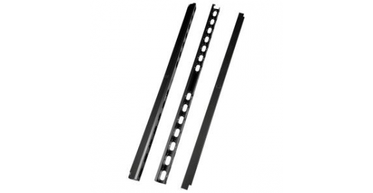 Cable Manager 47U Metal Vertical Left/Right -Black