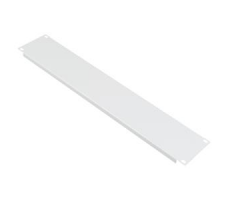 Blank Panel 2U 19" Screw Type Grey.