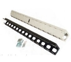 Cable Manager 22U Metal Vertical Left/Right- Black.