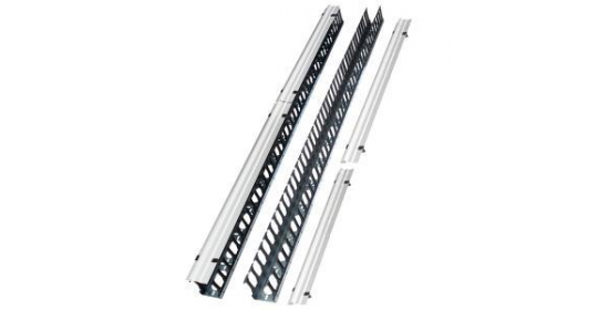 Cable Manager 47U Aluminium Metal Vertical Left/Right.