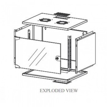 SOHO 7U 19'' Wall Mount Cabinet W=540mm D=400mm 